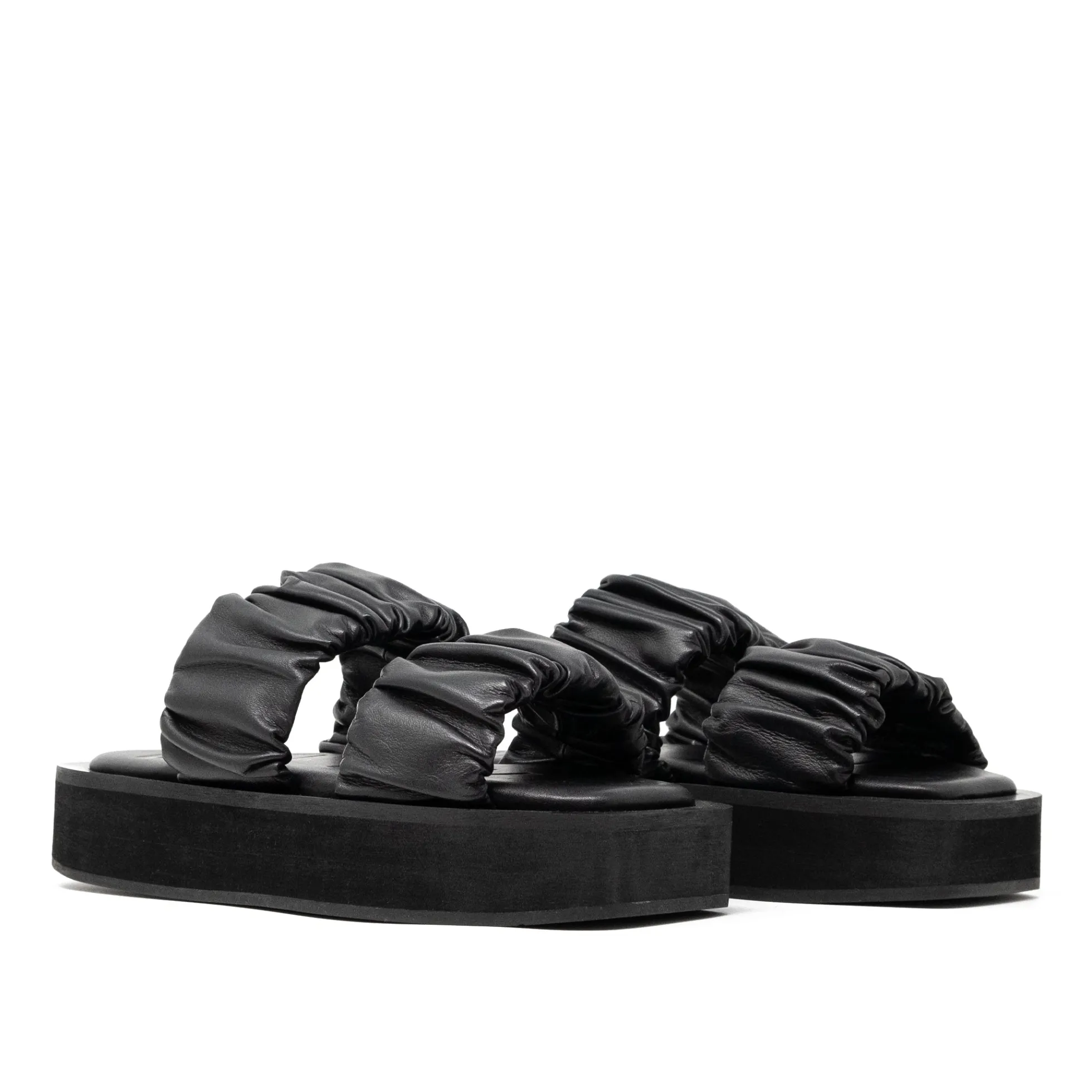 Walk London Oslo Ruched Sandal Online