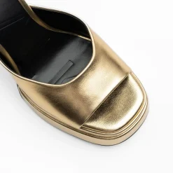 Walk London Phoebe Platform Mule Gold Sale