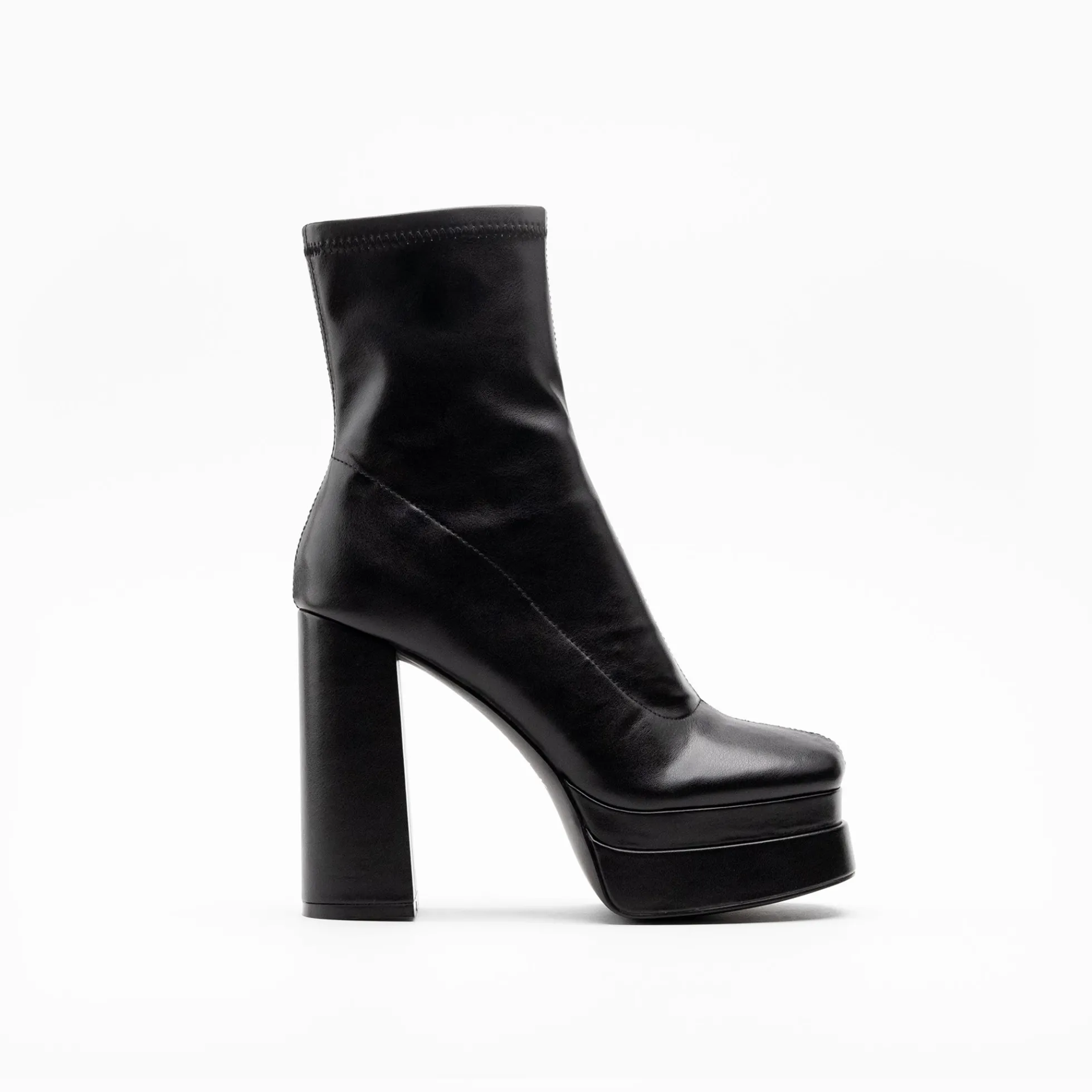 Walk London Phoebe Platform Sock Boot Black Sale