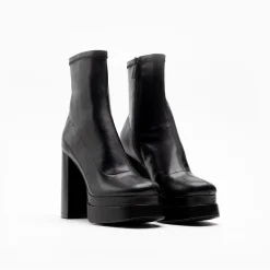 Walk London Phoebe Platform Sock Boot Black Sale