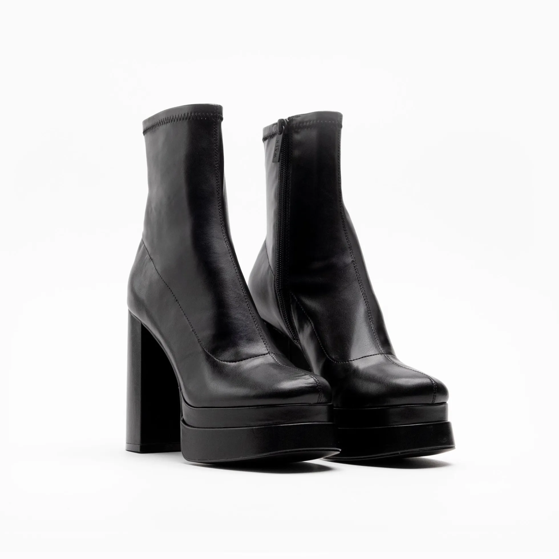 Walk London Phoebe Platform Sock Boot Black Sale