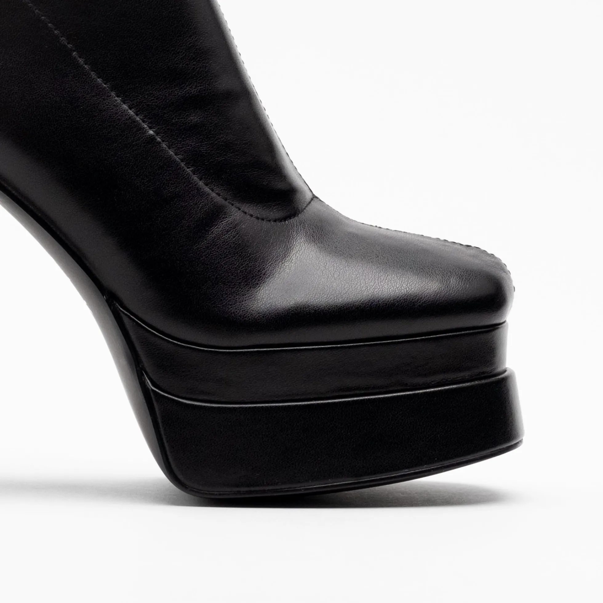 Walk London Phoebe Platform Sock Boot Black Shop