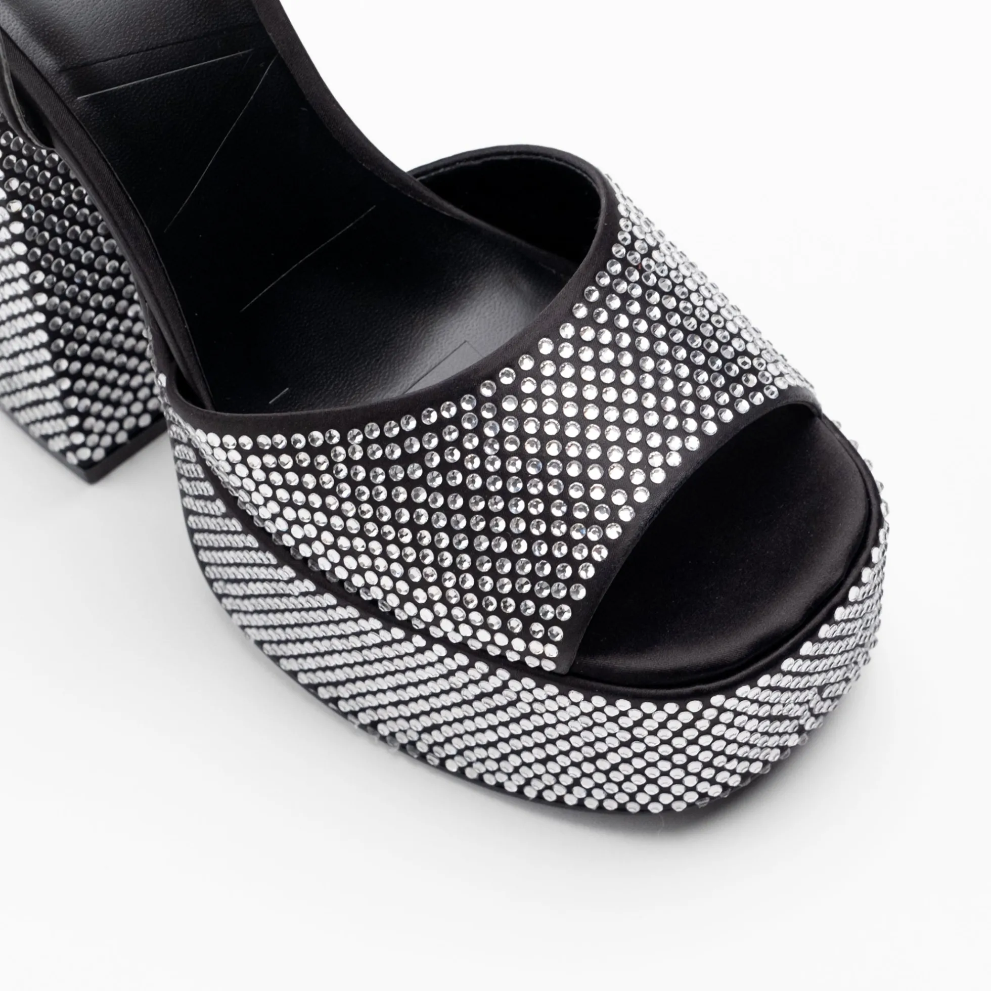 Walk London Phoenix Heeled Platform Sandal Black Best