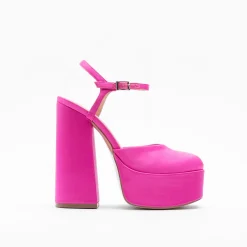 Walk London Phoenix Platform Heel Pink Best Sale