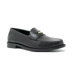 Walk London Rhea Penny Loafer Black New
