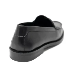 Walk London Rhea Penny Loafer Black New