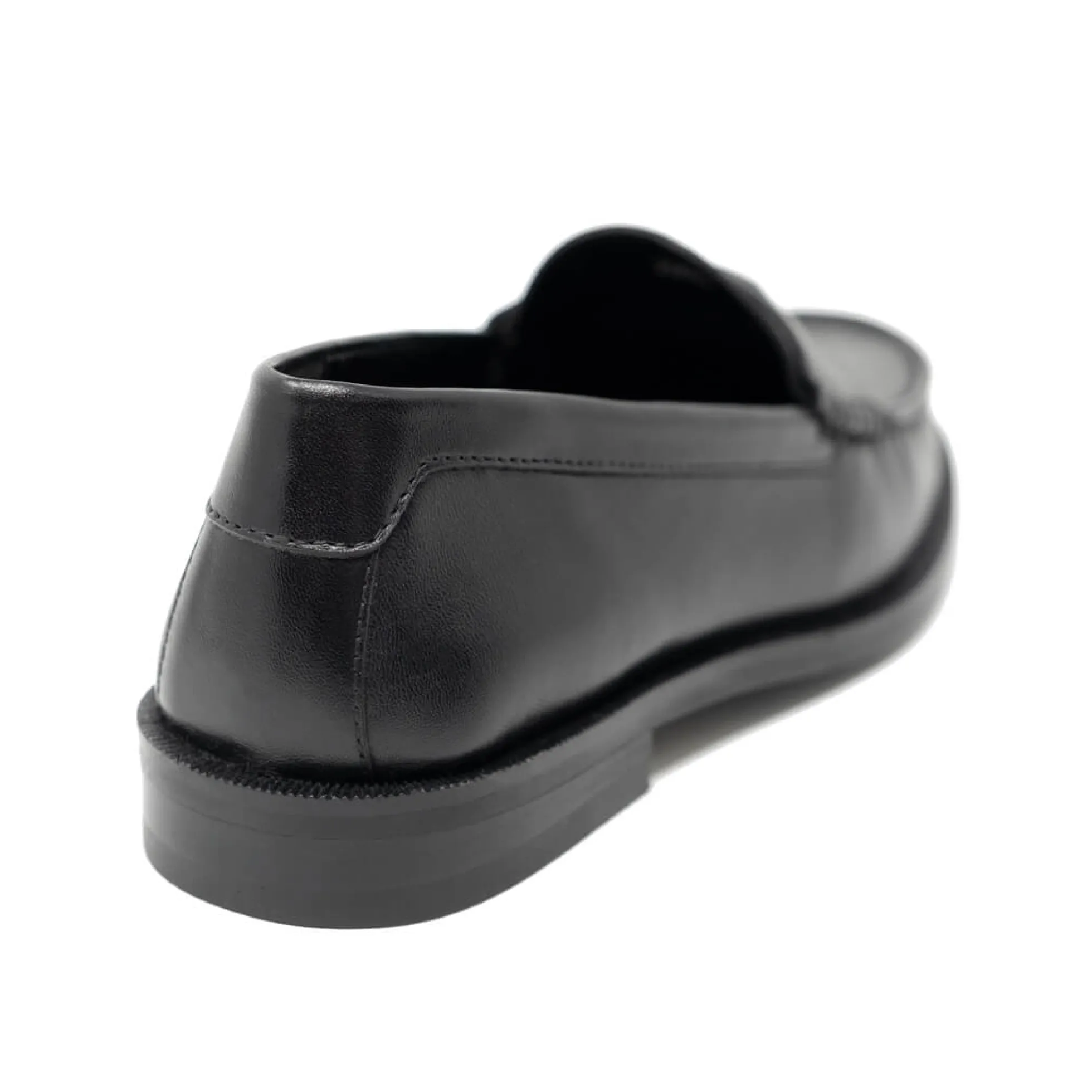 Walk London Rhea Penny Loafer Black New