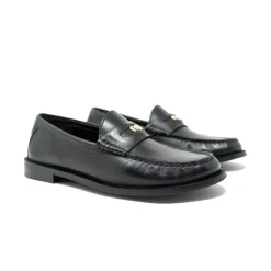 Walk London Rhea Penny Loafer Black New