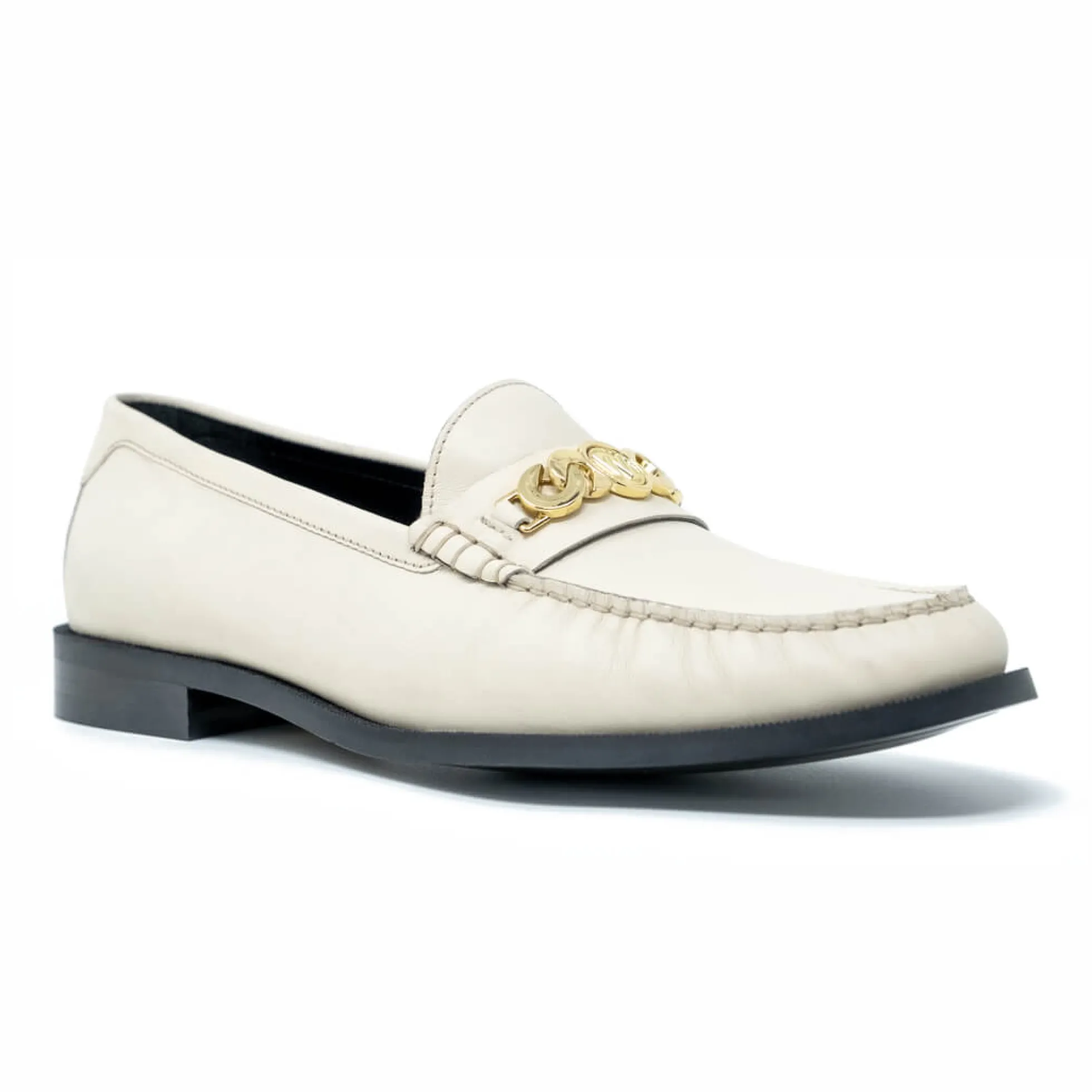Walk London Riva Chain Loafer Off White Best Sale