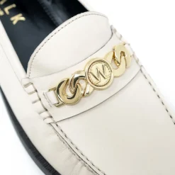 Walk London Riva Chain Loafer Off White Best Sale