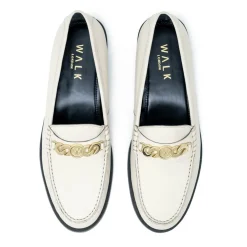 Walk London Riva Chain Loafer Off White Best Sale
