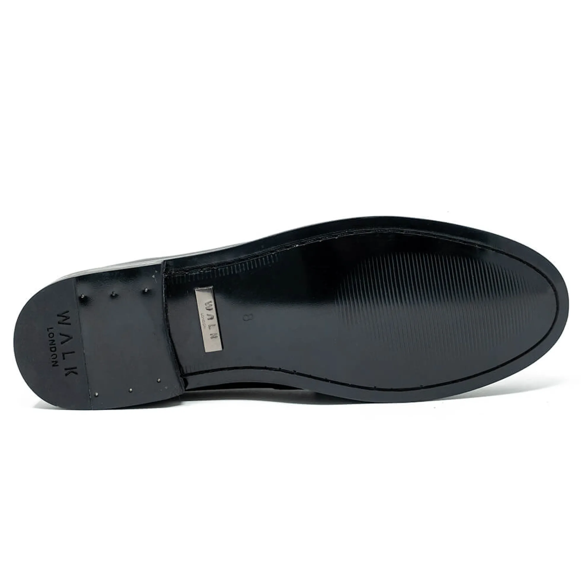 Walk London Riva Embossed Penny Loafer Black Shop
