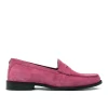 Walk London Riva Saddle Loafer Pink Suede Discount