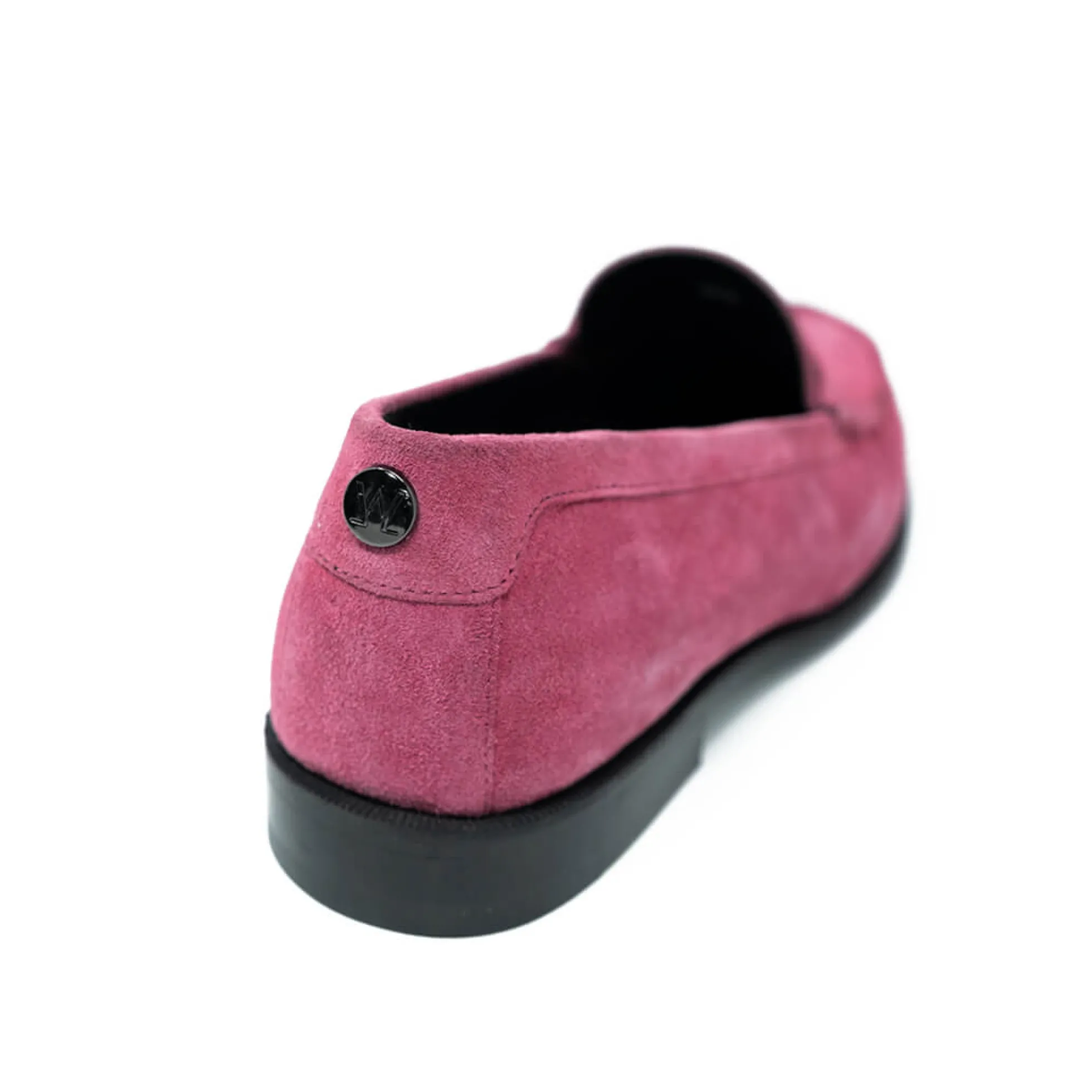 Walk London Riva Saddle Loafer Pink Suede Discount
