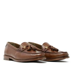 Walk London Riva Tassel Loafer Tan Leather Best Sale