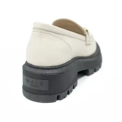 Walk London Roxy Mono Trim Loafer Off White Online