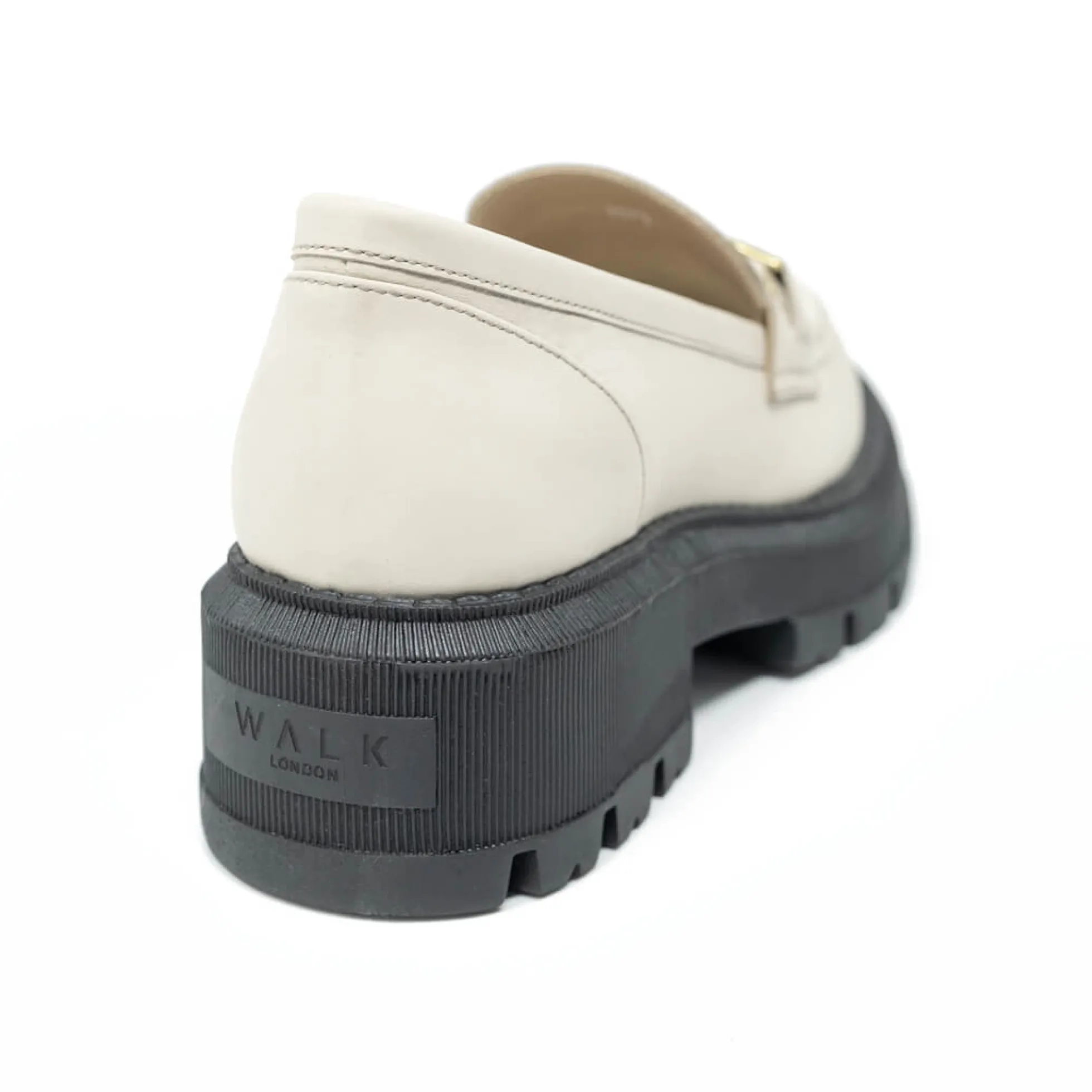 Walk London Roxy Mono Trim Loafer Off White Online