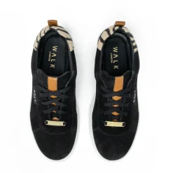 Walk London Sahara Sneaker Black / Zebra Shop