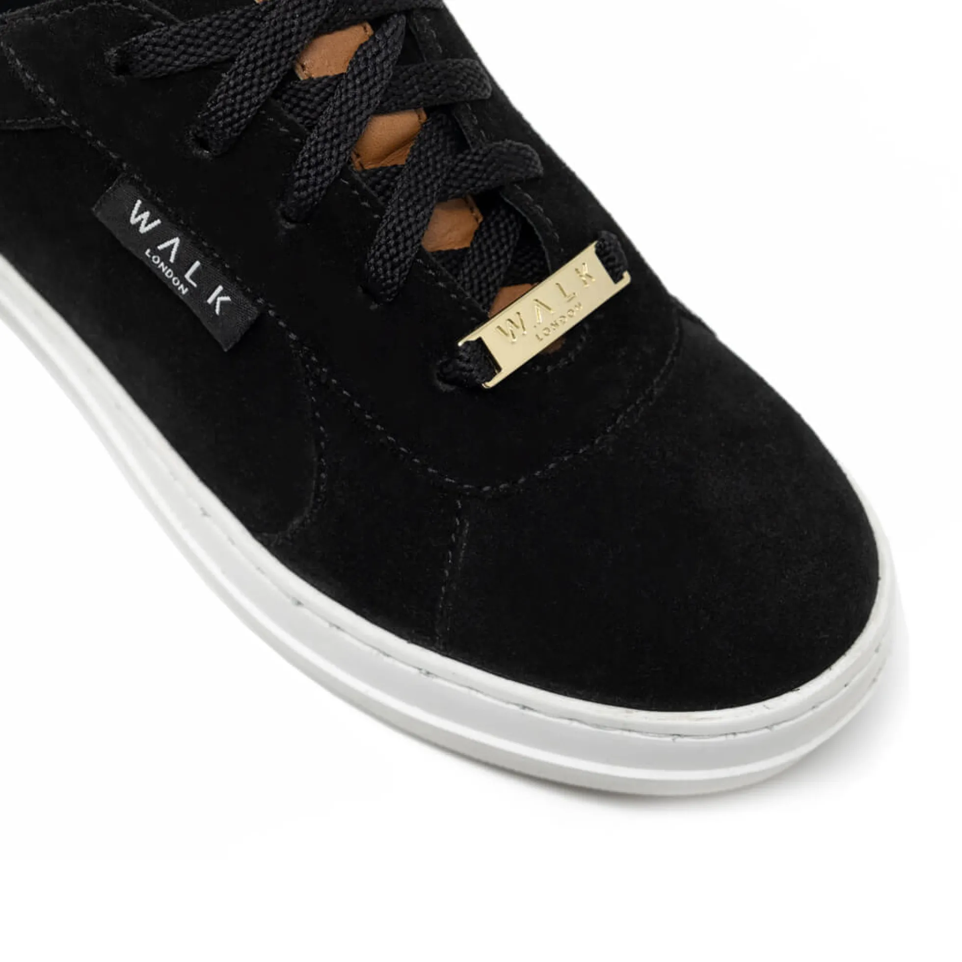 Walk London Sahara Sneaker Black / Zebra Shop
