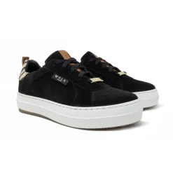 Walk London Sahara Sneaker Black / Zebra Shop