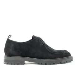 Walk London Sean Apron Shoe Black Suede Outlet