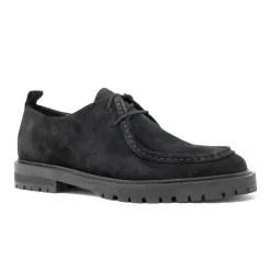 Walk London Sean Apron Shoe Black Suede Outlet
