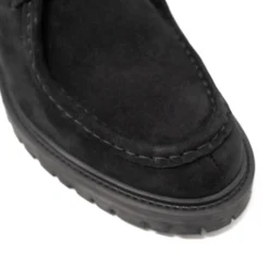Walk London Sean Apron Shoe Black Suede Outlet