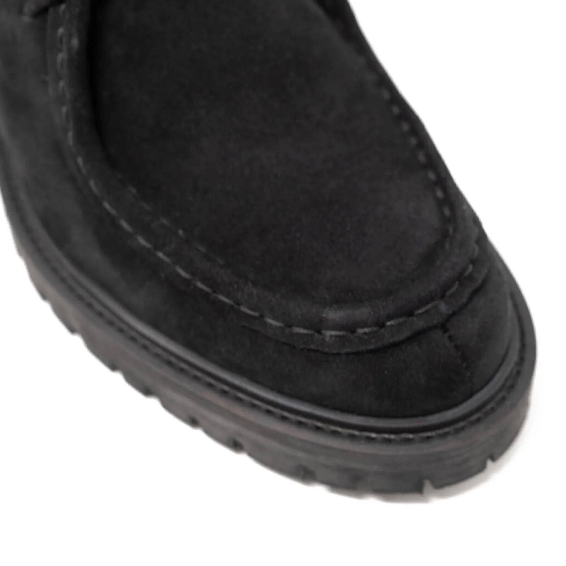 Walk London Sean Apron Shoe Black Suede Outlet