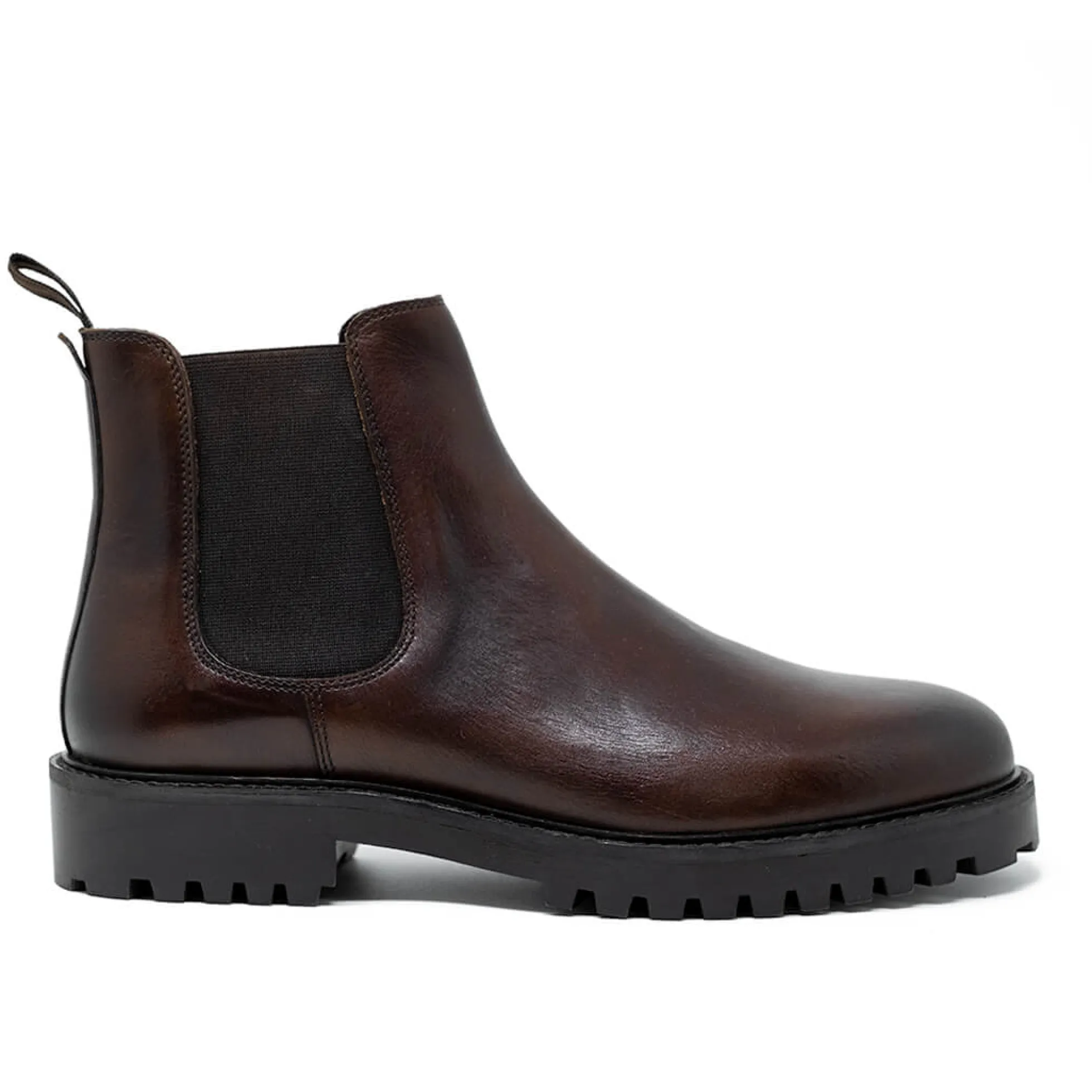 Walk London Sean Chelsea Boot Brown Leather Flash Sale