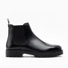 Walk London Sean Chelsea Boot Black Leather Discount