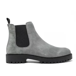 Walk London Sean Chelsea Boot Grey Suede Shop