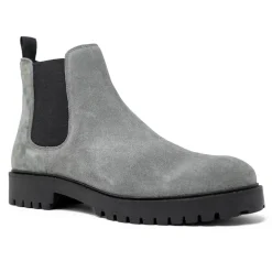 Walk London Sean Chelsea Boot Grey Suede Shop