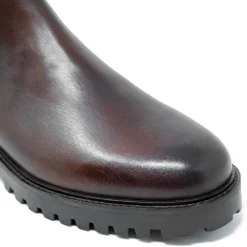 Walk London Sean Chelsea Boot Brown Leather Flash Sale