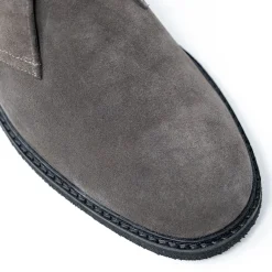 Walk London Slick Desert Boot Grey Suede Discount