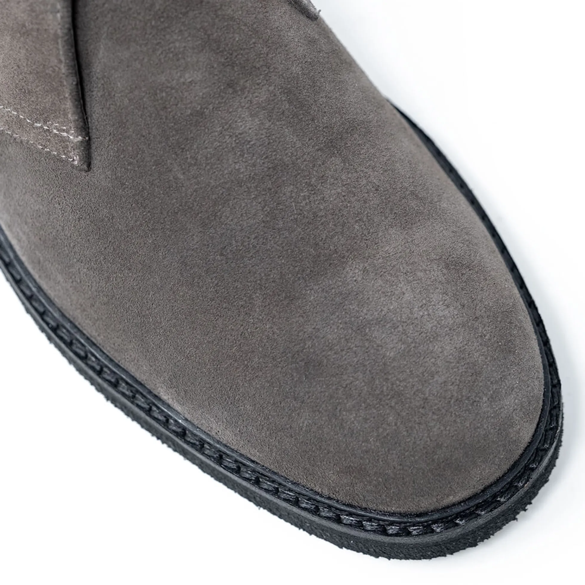 Walk London Slick Desert Boot Grey Suede Discount