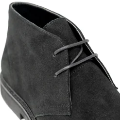 Walk London Slick Desert Boot Black Suede Best Sale