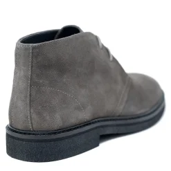 Walk London Slick Desert Boot Grey Suede Discount