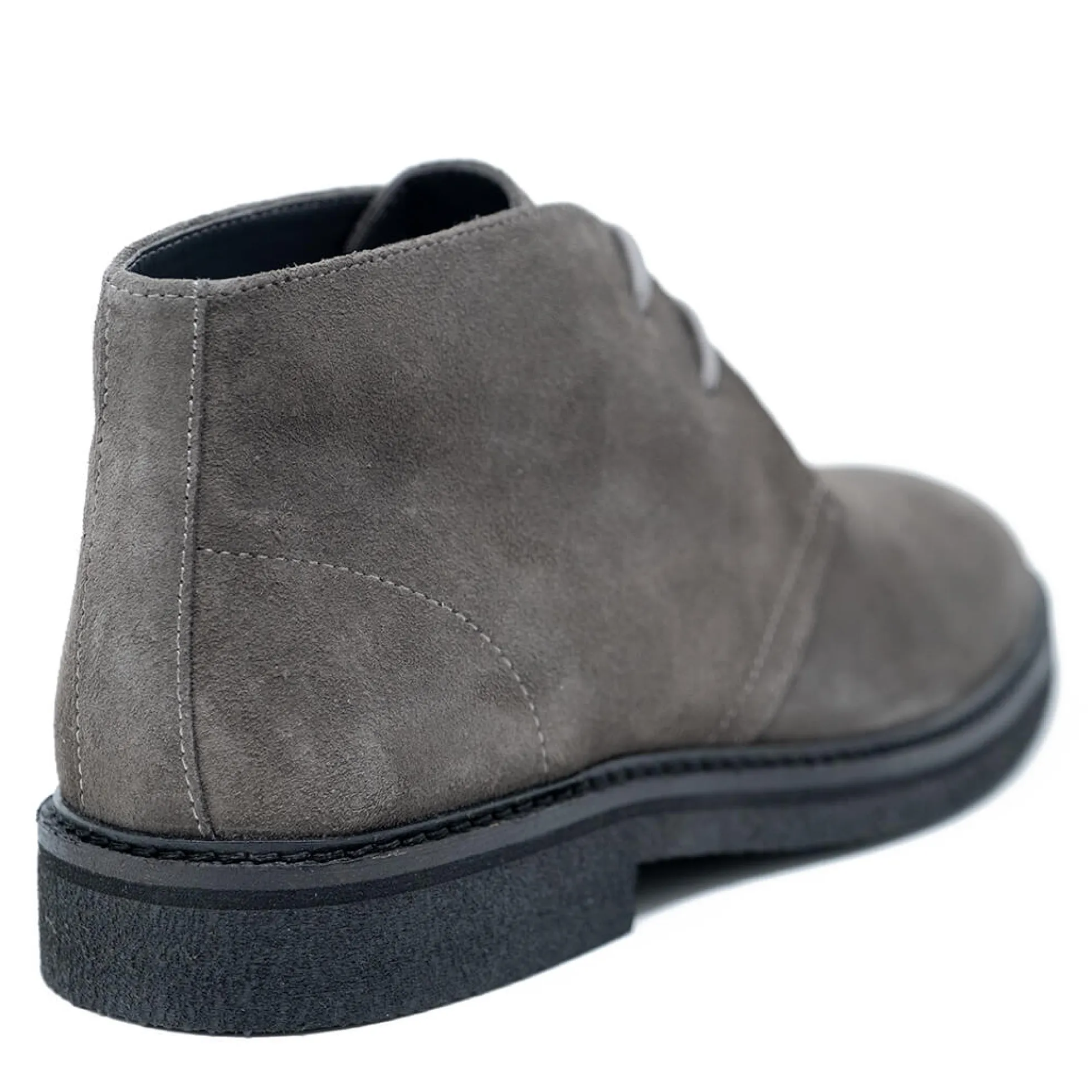 Walk London Slick Desert Boot Grey Suede Discount
