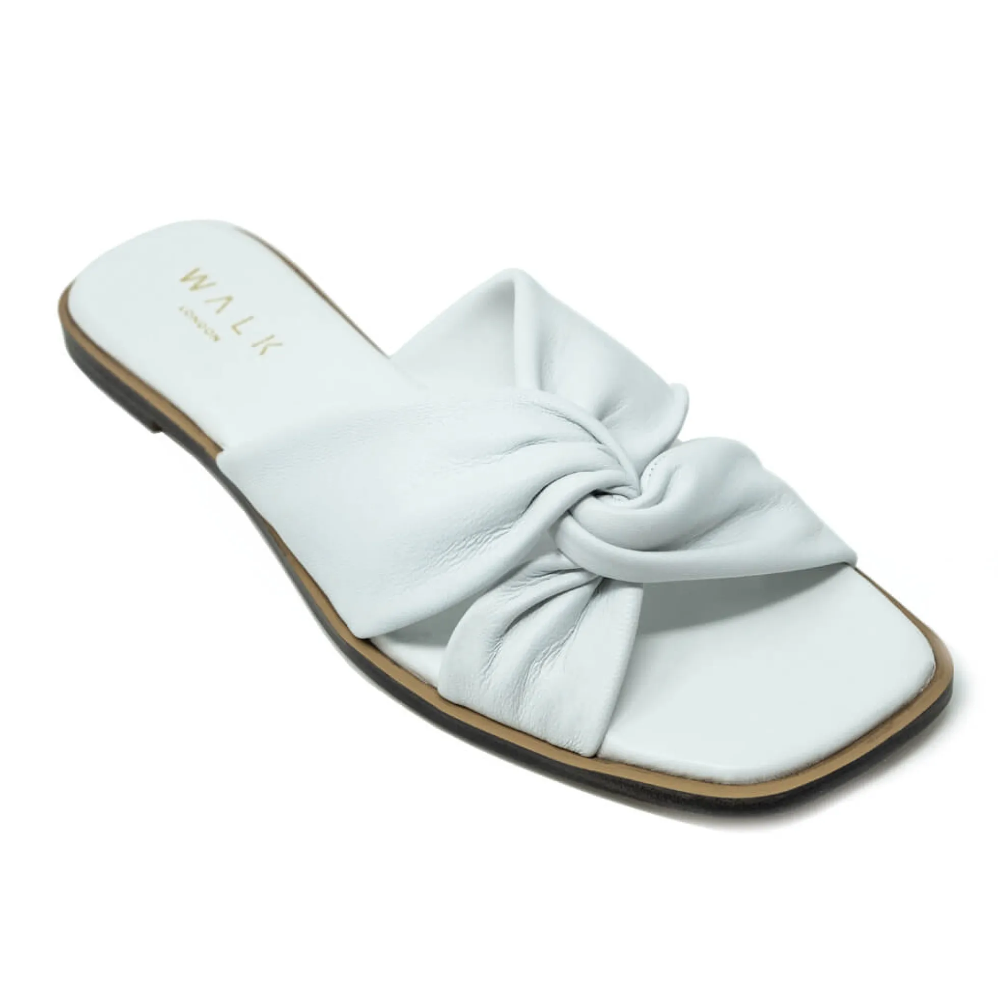 Walk London St Tropez Knot Sandal White Best Sale