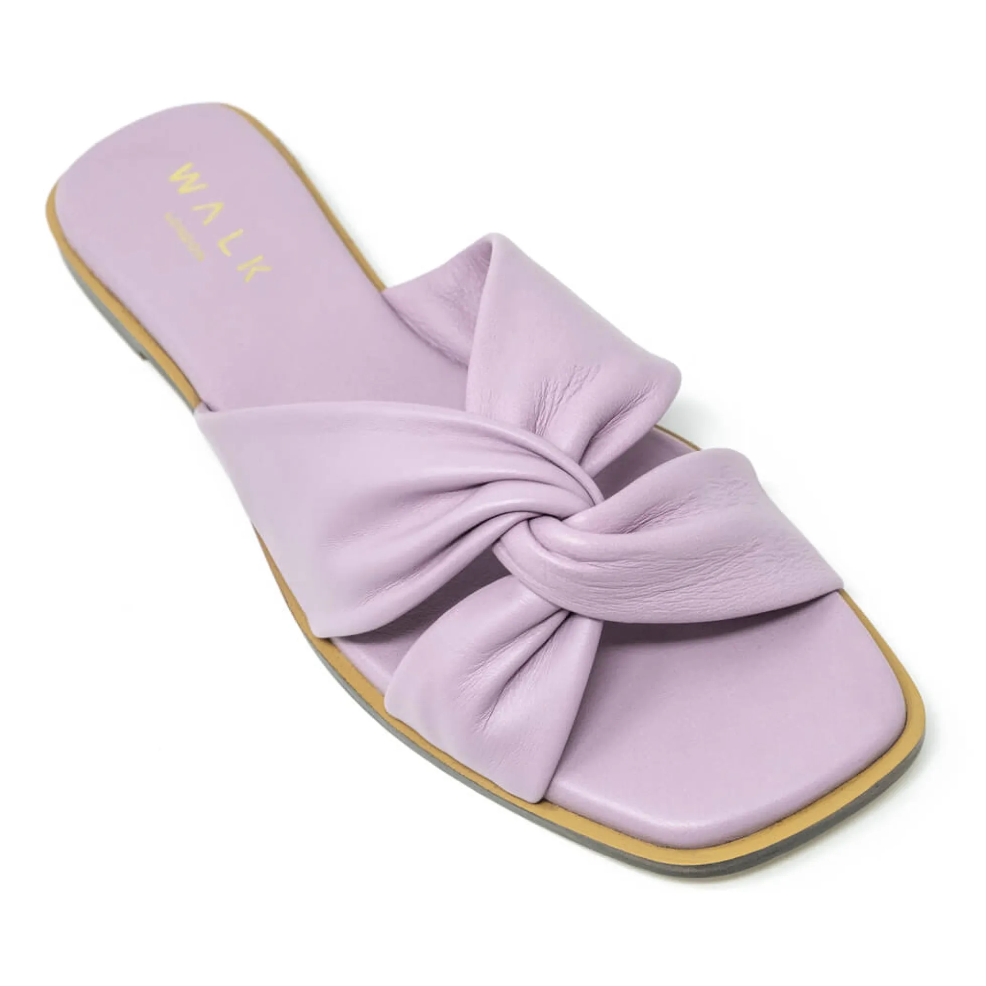 Walk London St Tropez Knot Sandal Lilac New