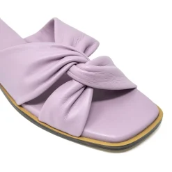 Walk London St Tropez Knot Sandal Lilac New