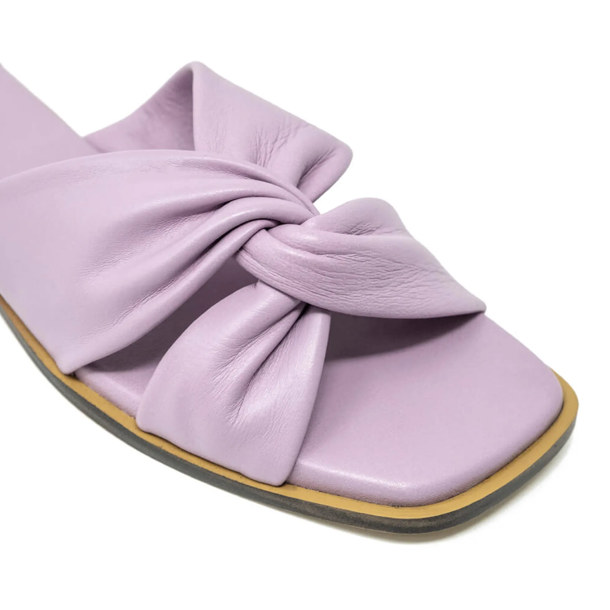 Walk London St Tropez Knot Sandal Lilac New