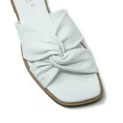 Walk London St Tropez Knot Sandal White Discount