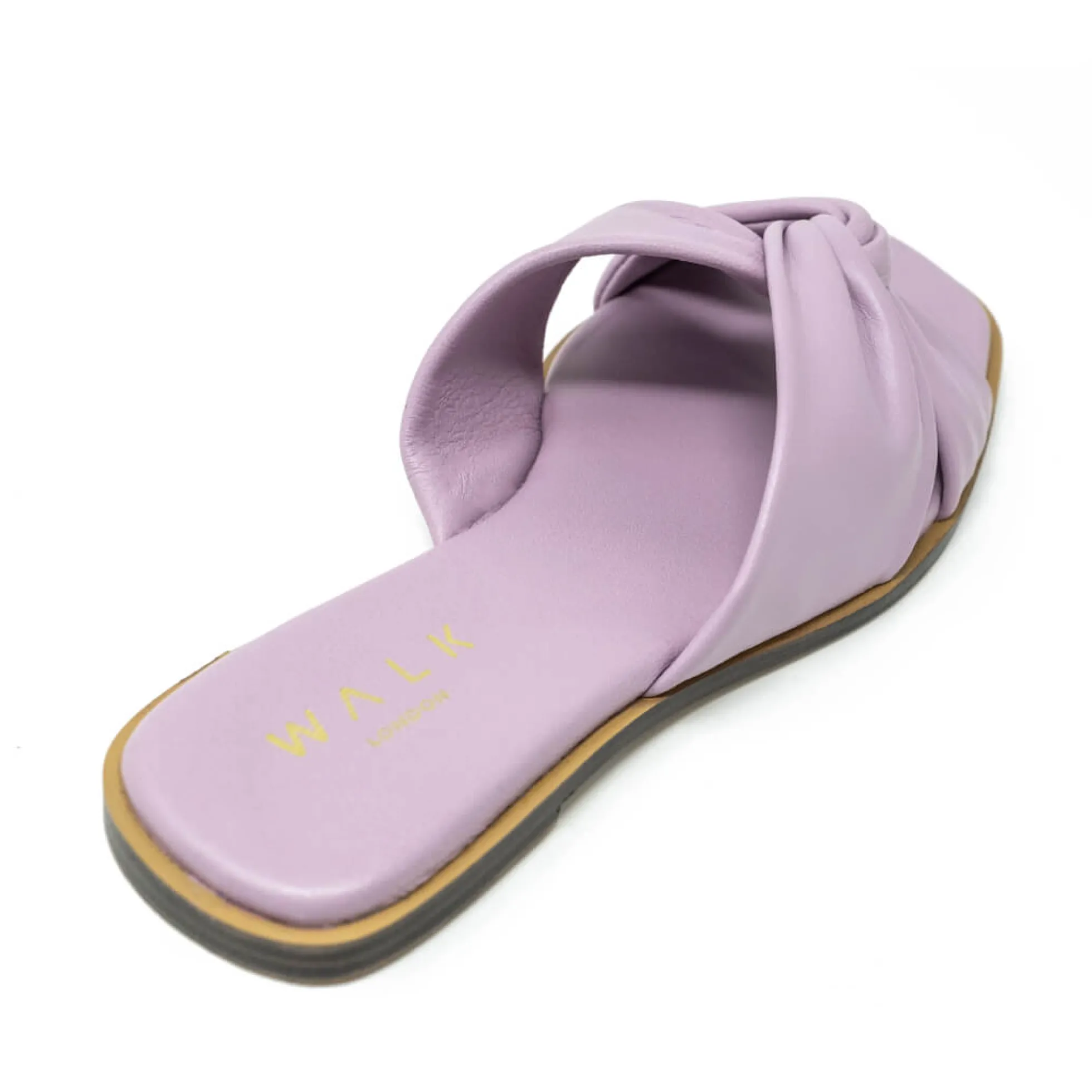 Walk London St Tropez Knot Sandal Lilac New