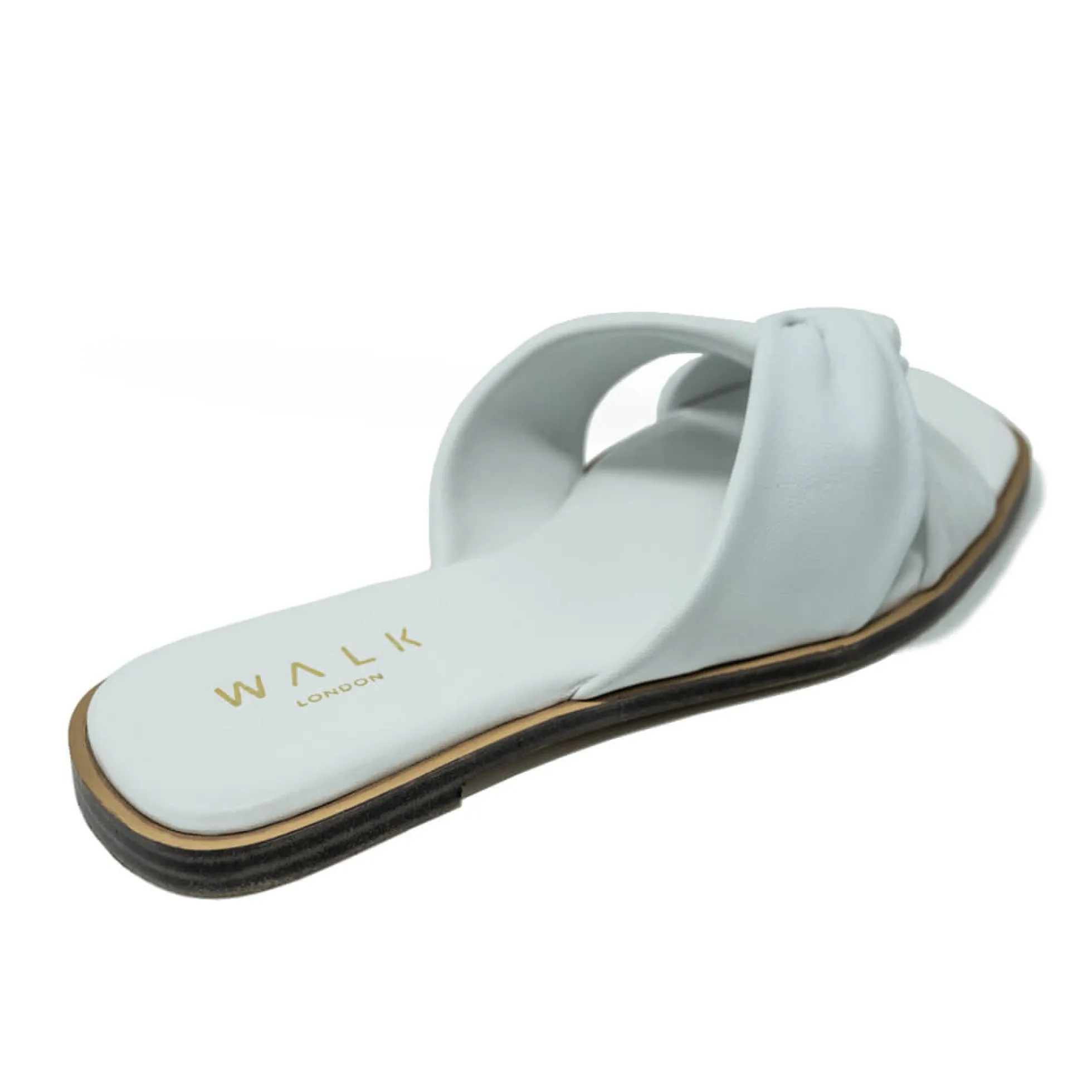 Walk London St Tropez Knot Sandal White Discount