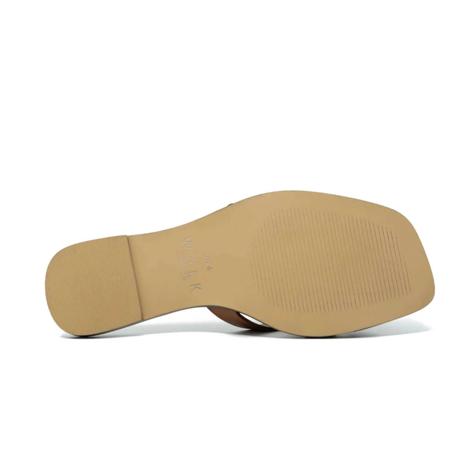 Walk London St Tropez Round Trim Sandal Tan Clearance