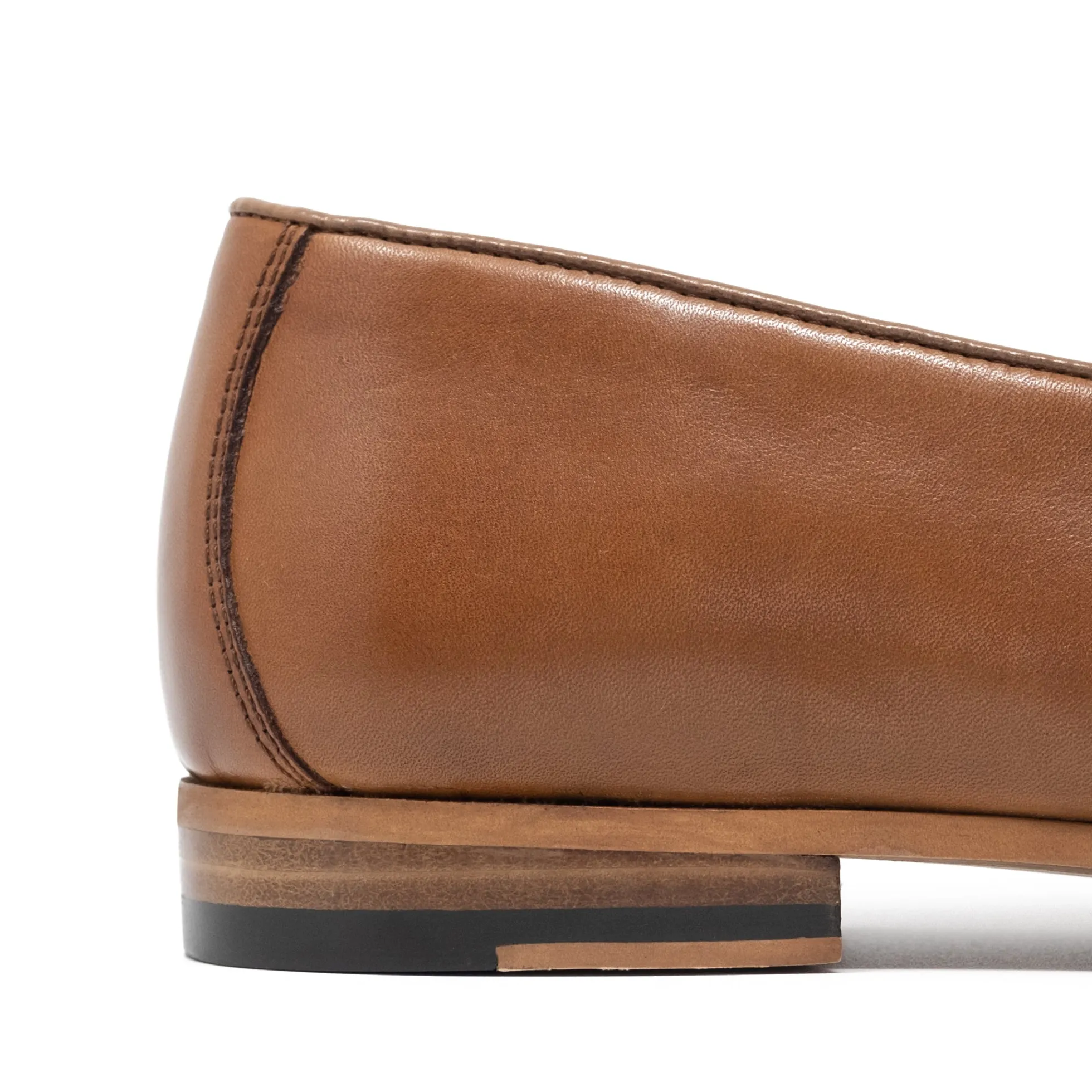 Walk London Terry Tassel Loafer Tan Leather Cheap