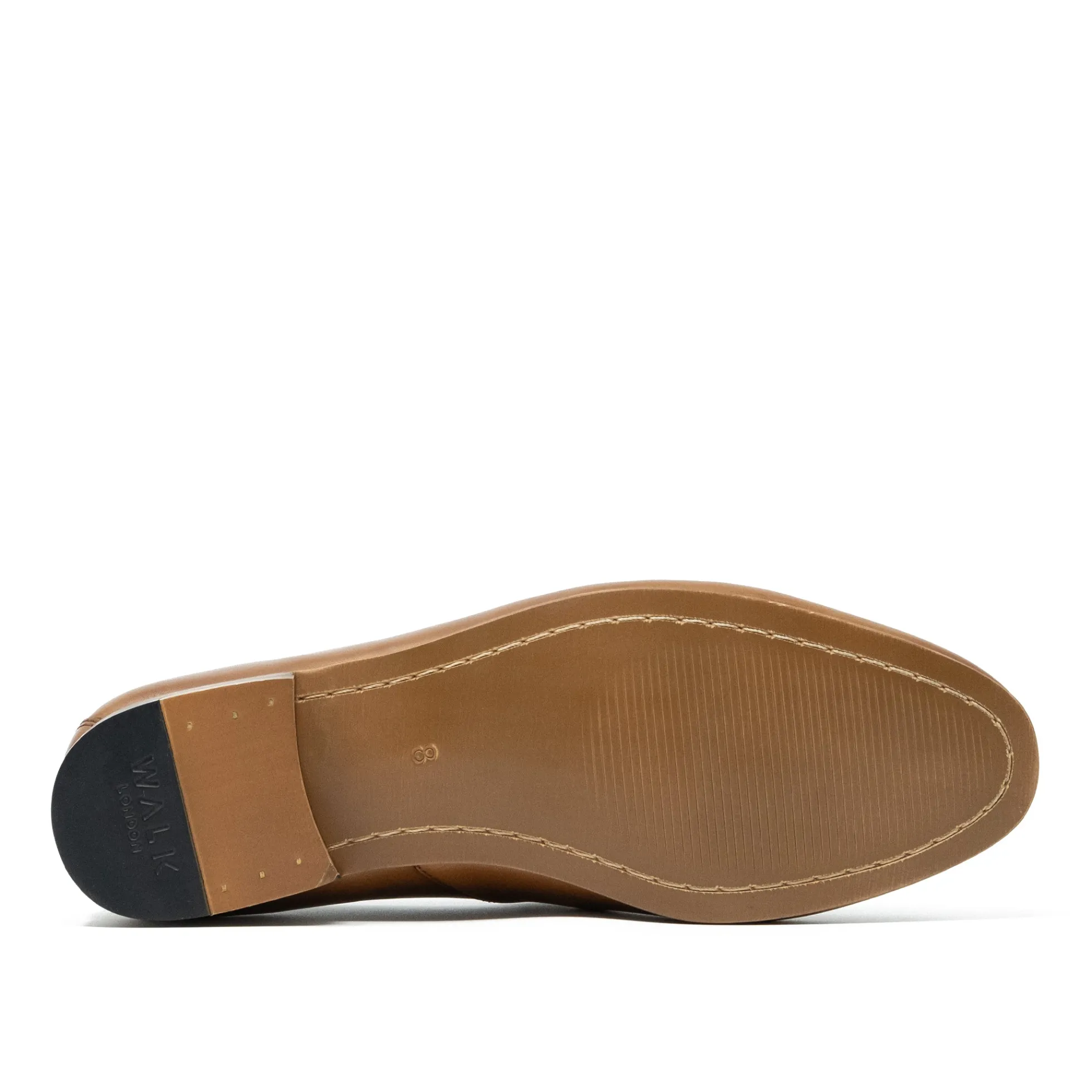 Walk London Terry Tassel Loafer Tan Leather Cheap