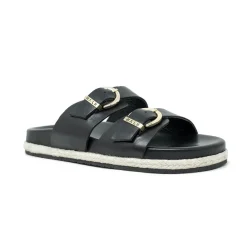 Walk London Valencia Sandal Black Shop