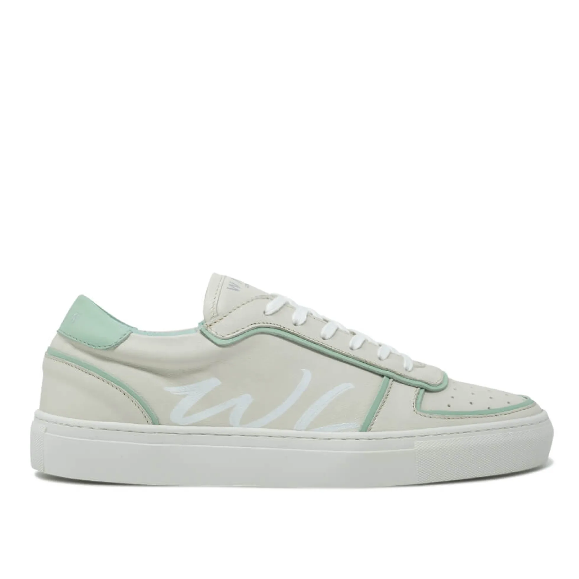 Walk London Valley Sneaker Off White & Mint Best Sale